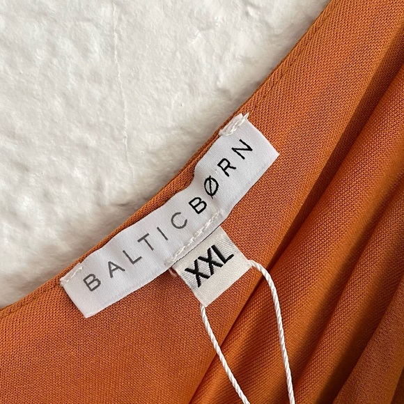 NWT Baltic Born Katya Ruffle Faux Wrap Maxi Dress in Amber Plus Size XXL - Picture 8 of 14